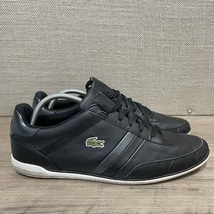 LACOSTE | Giron NAL SPM Black Casual Sneaker Tennis Shoe Gator  Mens Size 10.5